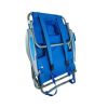 Backpack Steel Beach Chair - Blue