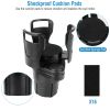 2 In 1 Car Cup Holder Extender Adapter 360¬∞ Rotating Dual Cup Mount Organizer Holder For Most 20 oz Up To 5.9in Coffee Bottle